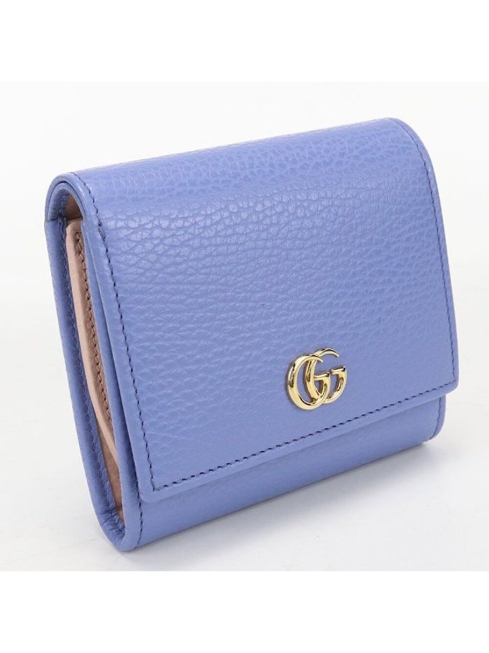 Gucci Bicolor Small Wallet Double G Caaar Bifold Leather